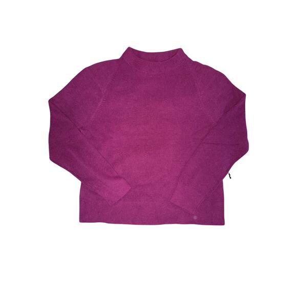 Lululemon Mock Neck Sweater Women’s XL Cotton Blend Pullover Cozy Soft Knit - Picture 3 of 8